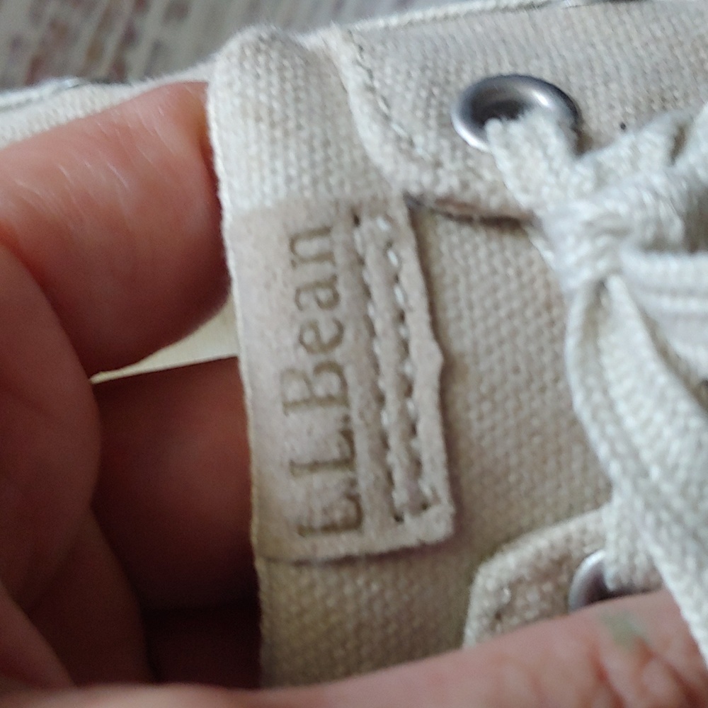 L.L. BEAN CANVAS DECK SHOES - Picture 5 of 9